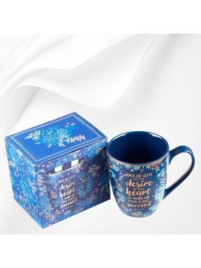 Coffee Cup with Psalm 20:4  Scripture